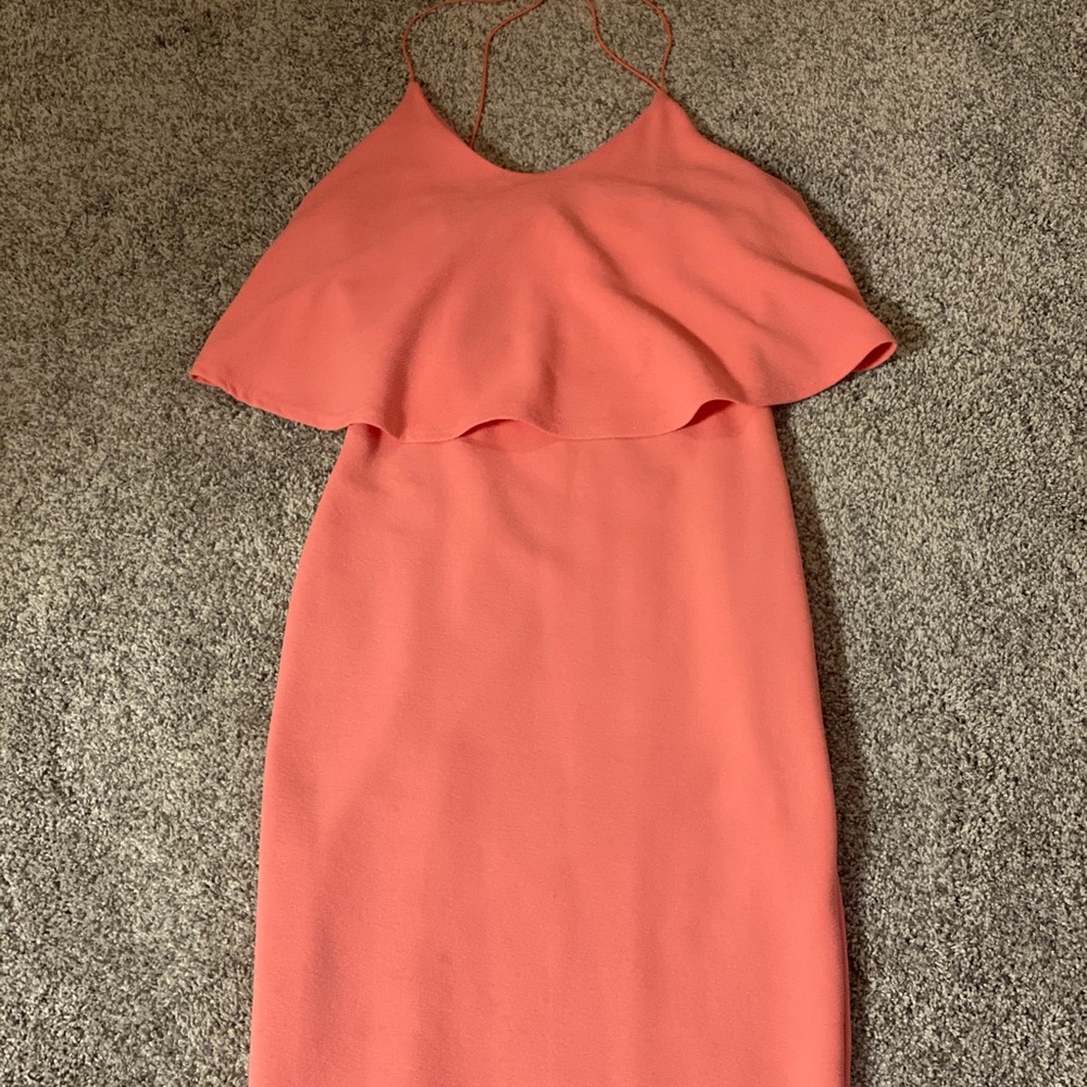 Bubble Gum Pink Flap Dress